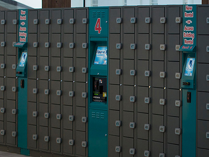 Tiburon Lockers at Resorts