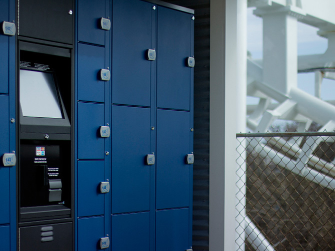 Tiburon Lockers at Theme Parks