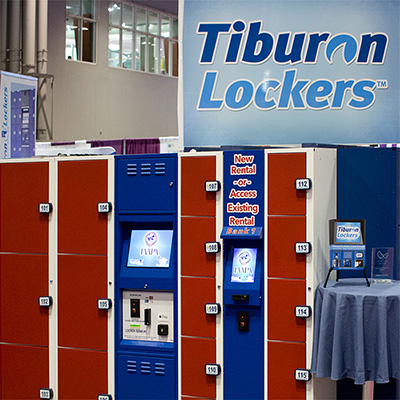 Tiburon Lockers fits indoors or outdoors